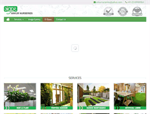 Tablet Screenshot of ankurnursery.com